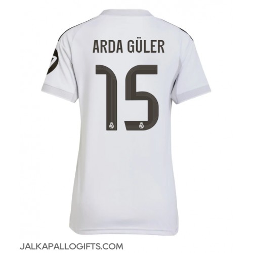 Real Madrid Arda Guler #15 Kotipaita Naiset 2025-26 Lyhythihainen